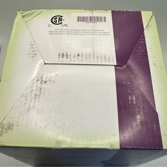 Scentsy Baby’s Breath Blue Wax Warmer Retired Full Size w/ Box – Looks Unused - Picture 15 of 16